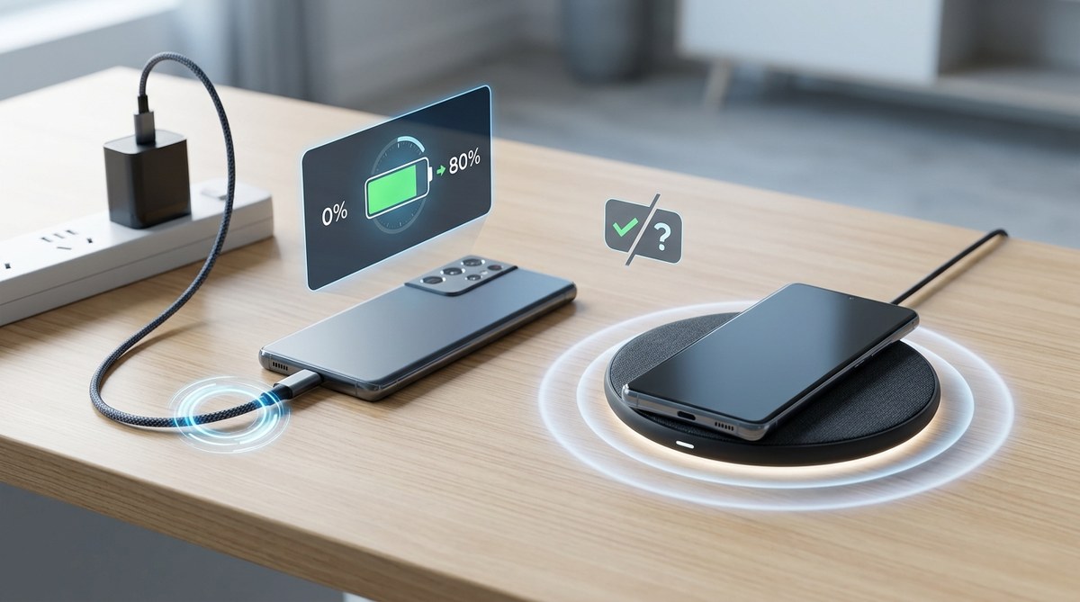 Are Wireless Charging Pads Still Relevant When Phones Charge to 80% in 15 Minutes?