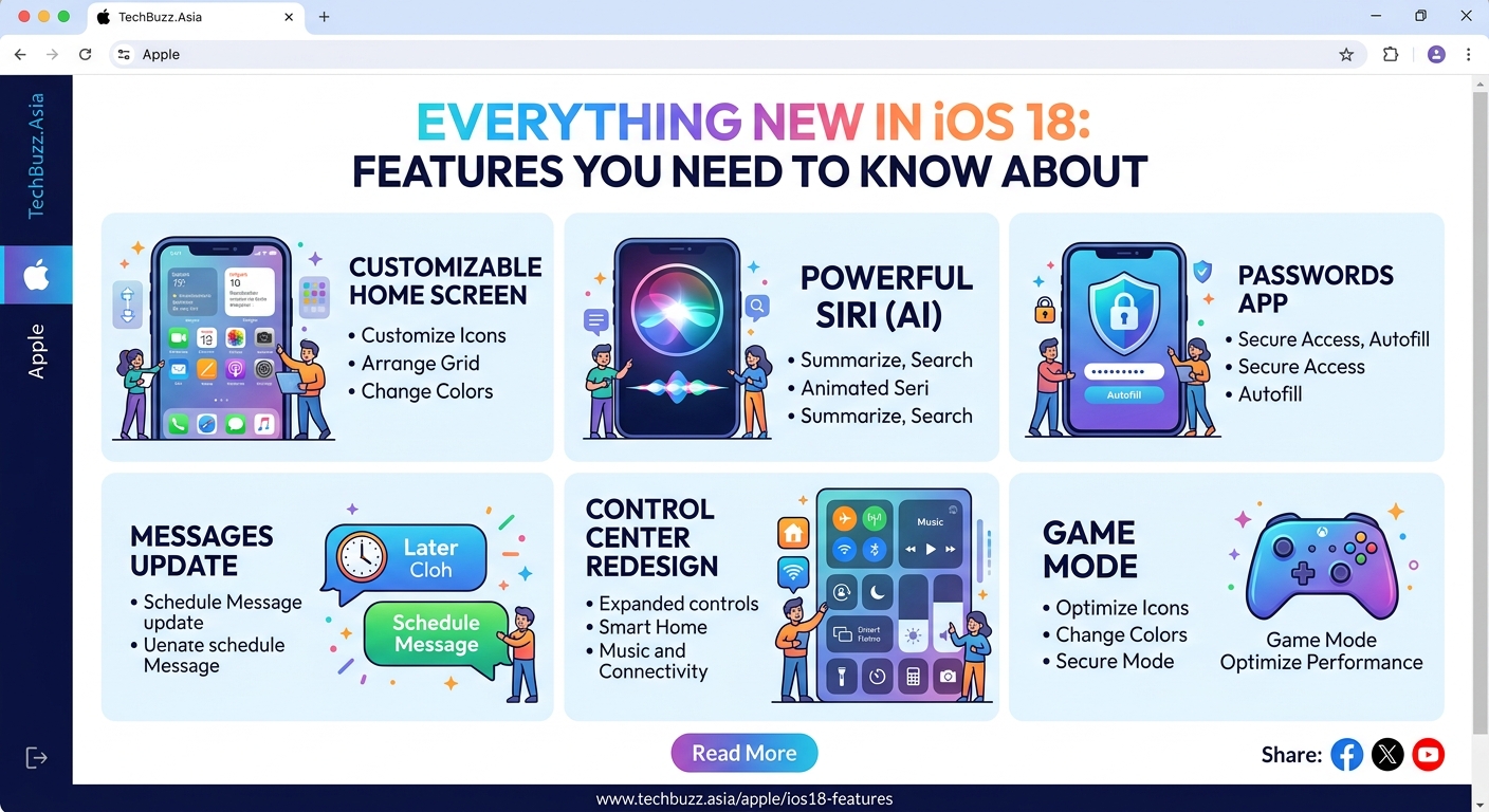 Everything New in iOS 18: Features You Need to Know About - Illustration 2