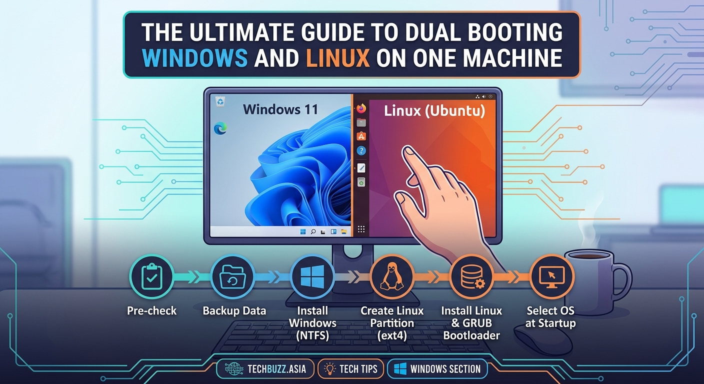 The Ultimate Guide to Dual Booting Windows and Linux on One Machine - Illustration 1