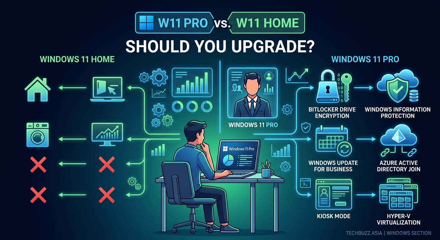 Should You Upgrade to Windows 11 Pro? Comparing Features That Actually Matter - Illustration 1