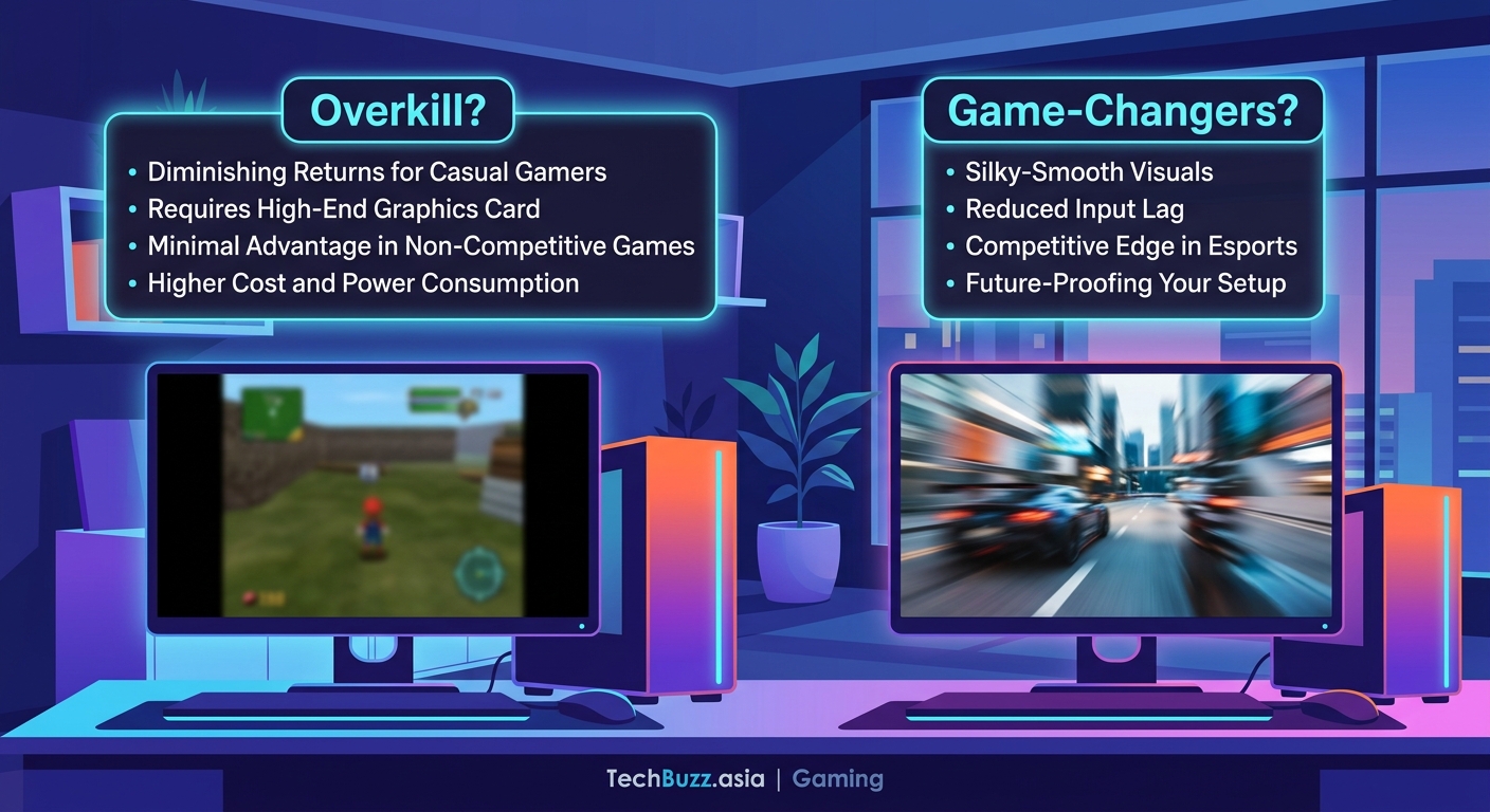 Are Gaming Monitors with 360Hz Refresh Rates Overkill or Game-Changers? - Illustration 1