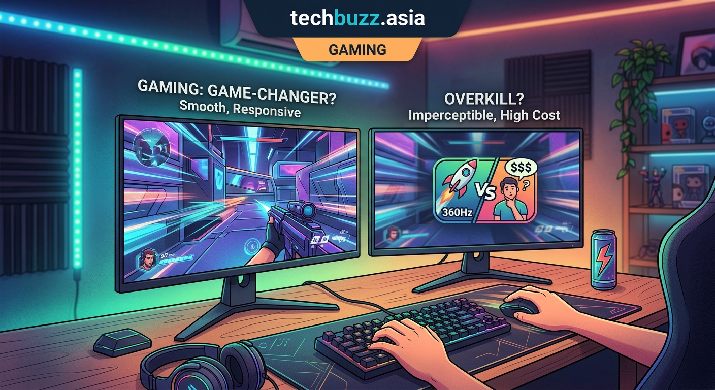 Are Gaming Monitors with 360Hz Refresh Rates Overkill or Game-Changers? - Illustration 2