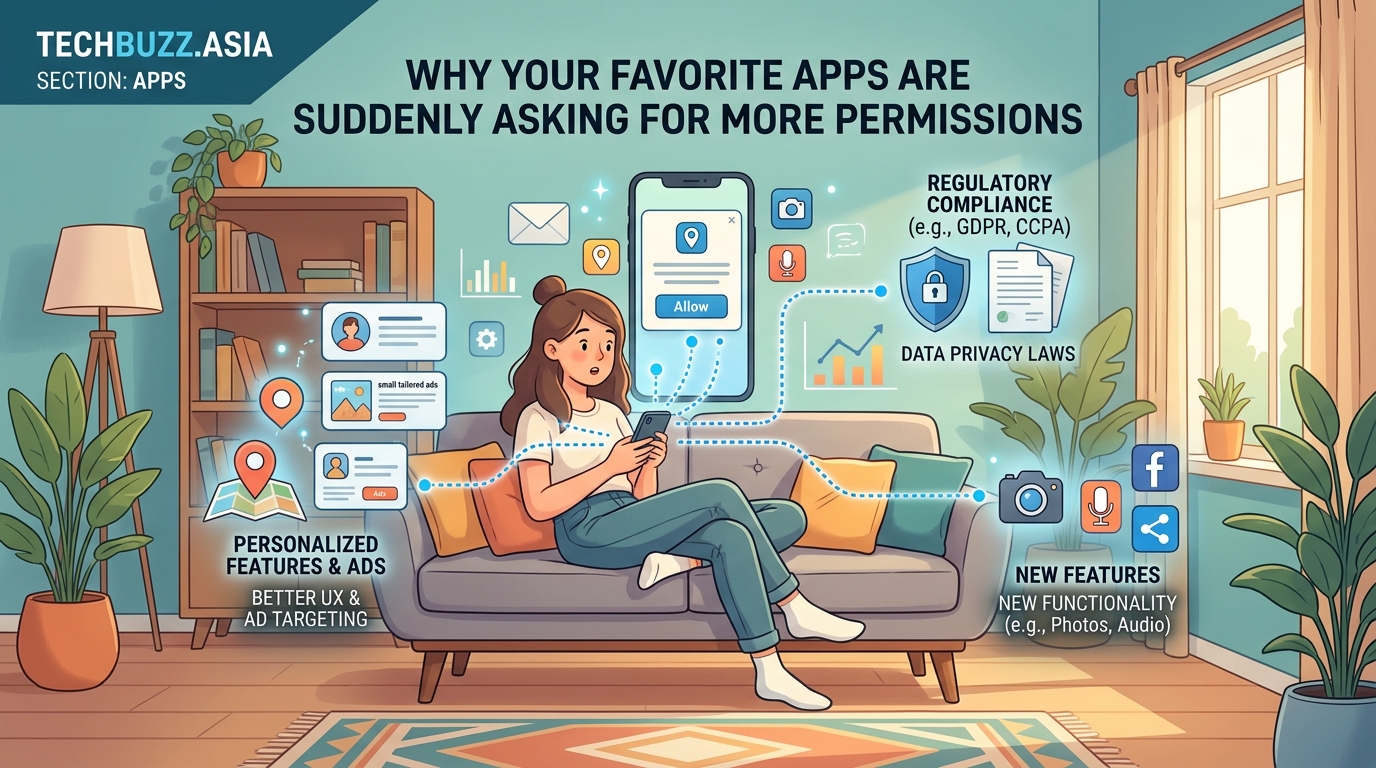 Why Your Favorite Apps Are Suddenly Asking for More Permissions - Illustration 1