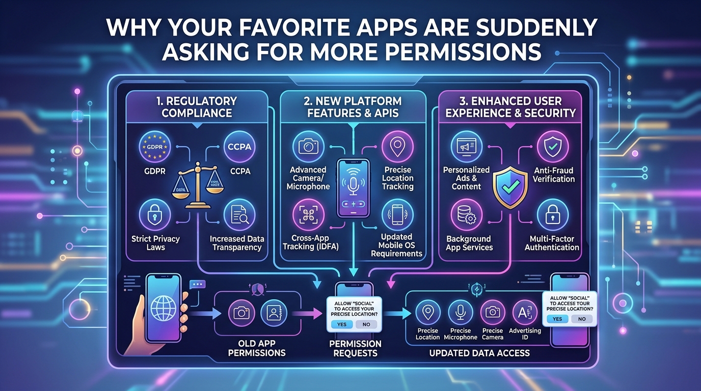 Why Your Favorite Apps Are Suddenly Asking for More Permissions - Illustration 2