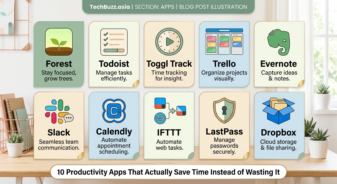 10 Productivity Apps That Actually Save Time Instead of Wasting It - Illustration 2