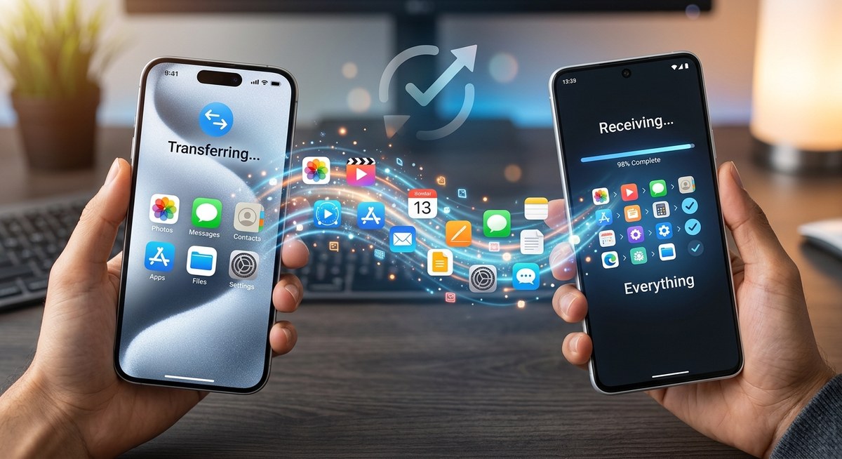 How to Transfer Everything from iPhone to Android Without Losing a Single File