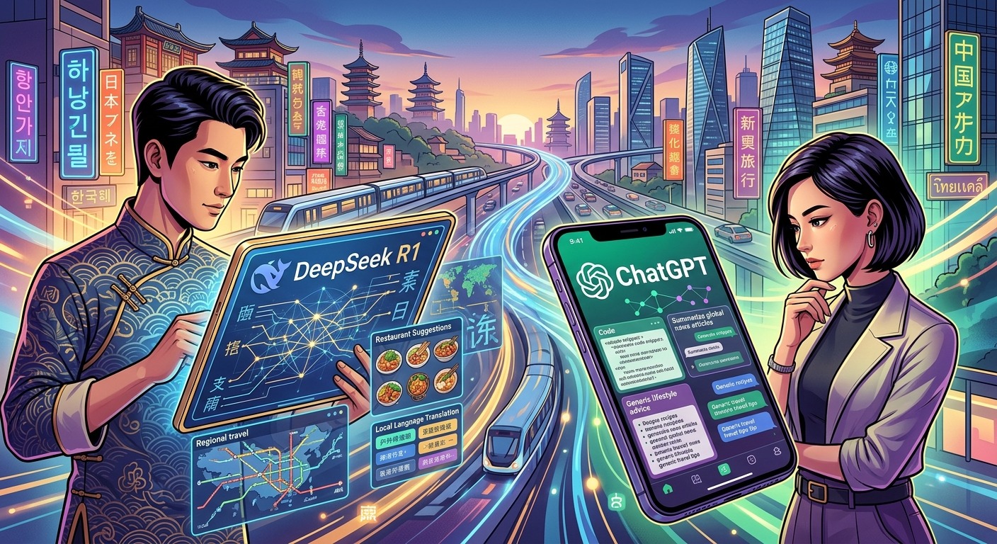 How DeepSeek R1 Compares to ChatGPT for Everyday Use in Asia